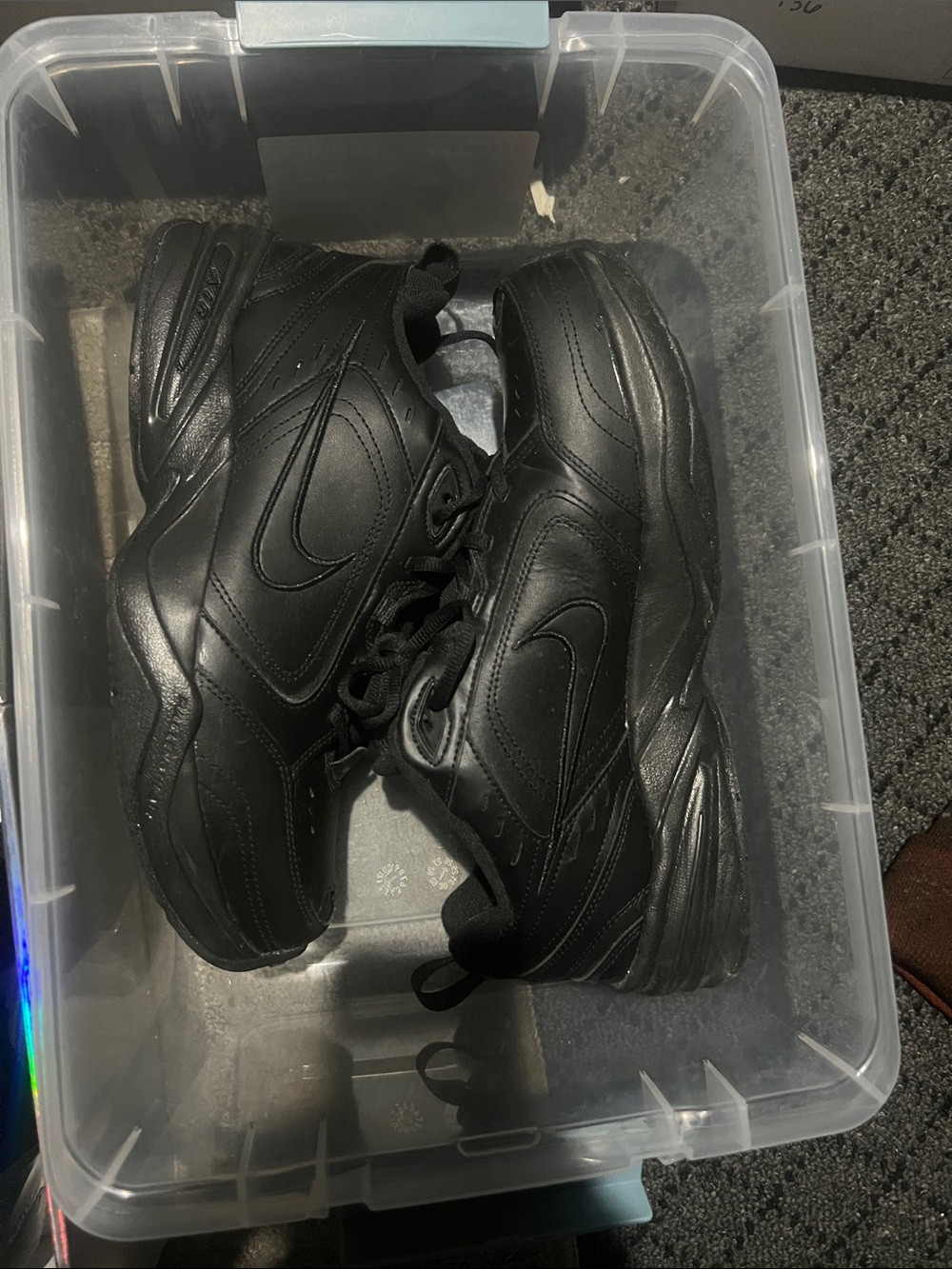 Nike Men’s All-Black Athletic Walking Shoes